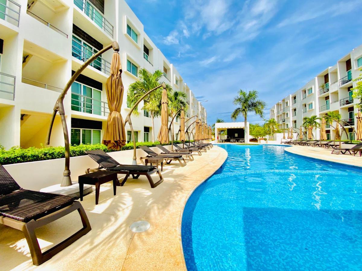 Encanto Con 2 Habitaciones En Long Island Cancún Exteriör bild
