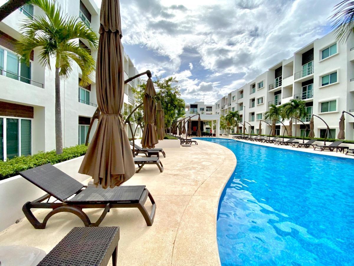 Encanto Con 2 Habitaciones En Long Island Cancún Exteriör bild