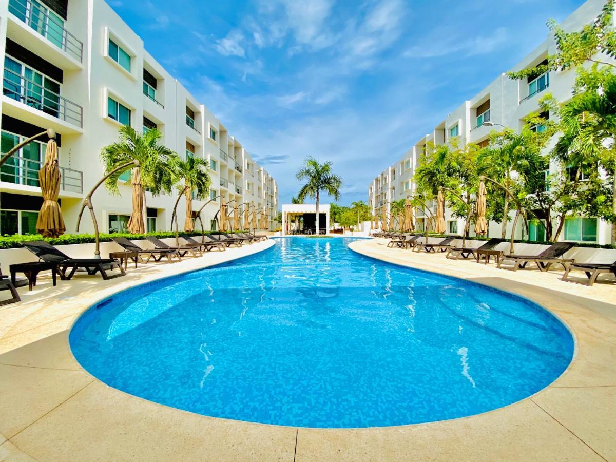 Encanto Con 2 Habitaciones En Long Island Cancún Exteriör bild
